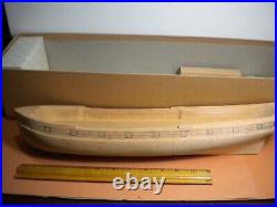 Vintage Model Shipways Privateer RATTLESNAKE 1781 Ship Kit Excellent Complete