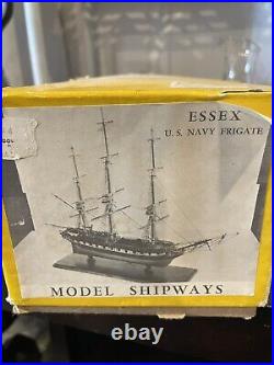 Vintage Model Shipways Wooden Ship Model US Frigate Essex1799 in Box