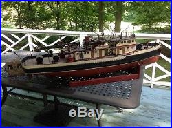 Vintage RC, Fire Boat Ship Model, the firefighter, nyfd, new York, huge, 5 foot, museum