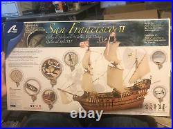 Vintage San Francisco Galleon SXVI Boat Artesania Latina Model Ship 190 NIB