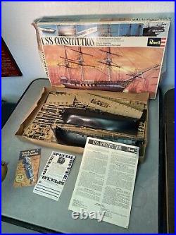 Vintage USS Constitution Revell Model Kit 22 Ship 1969