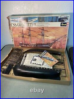 Vintage USS Constitution Revell Model Kit 22 Ship 1969