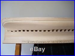 WOODEN MODEL SAILING SHIP/BOAT HULL, by Master Builder, Great Nautical Decor