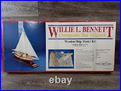 Willie L. Bennett Skipjack Sailboat Wood Ship Model Kit USA 1996 24