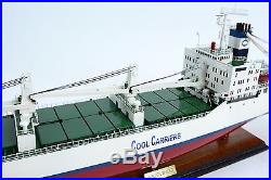 Winter Water Cool Carrier Ship Handcrafted Wooden Model Ship