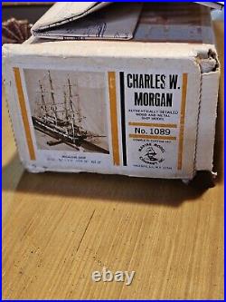 Wood Whaling Ship Model Marine Modeling Company No. 1089 Charles Morgan