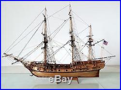 Wood ship kit scale 1/50 US Rattlesnake wood ship model kit