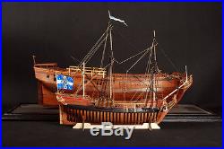 Wooden 3d Laser Cut Scale 1/48 La Belle 1682 Full Ribs boat ship model kit