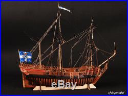 Wooden 3d Laser Cut Scale 1/48 La Belle 1682 Full Ribs boat ship model kit