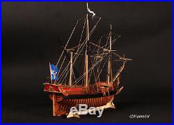 Wooden 3d Laser Cut Scale 1/48 La Belle 1682 Full Ribs boat ship model kit