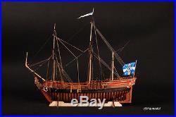 Wooden 3d Laser Cut Scale 1/48 La Belle 1682 Full Ribs boat ship model kit