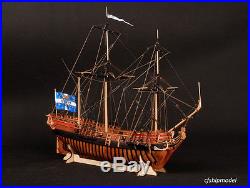 Wooden 3d Laser Cut Scale 1/48 La Belle 1682 Full Ribs boat ship model kit