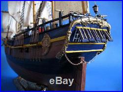 Wooden HMS Endeavour Limited Model Ship 30