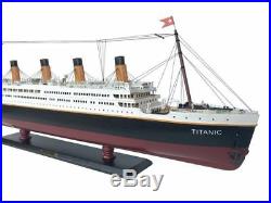 Wooden RMS Titanic 40 Titanic Model Ship Wood Assembled Cruise 1265 Scale