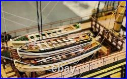Wooden Ship Model kit Scale 1/72 1805 ship model handmade boat