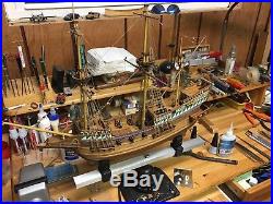 Wooden model ship Caldercraft Agamemnon 164th Scale