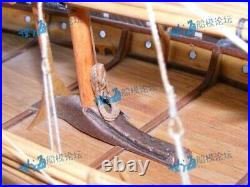 Wooden scale 1/50 sailing boat Viking ship Unassembled model building DIY kit