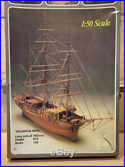 Wooden ship model of the Whaler''Charles W. Morgan' 150th scale. Not a'toy