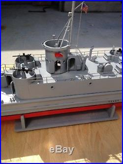 Ww 2 landing craft infantry model wood ship, hand built, 40, WILL SHIP