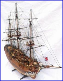 ZHL HMS Druid 1766 Scale 1/50 900mm 35.4 full rib Wood Model Ship Kit