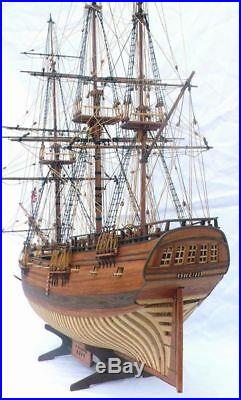 ZHL HMS Druid 1766 Scale 1/50 900mm 35.4 full rib Wood Model Ship Kit