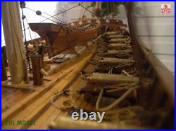ZHL REQUIN 1750 scale 1/48 L 47.2 wooden ship model kits Resin carving version