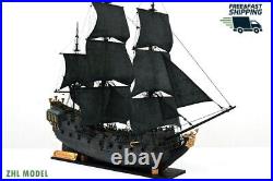 ZHL The black Pearl Golden version 2021 wood model ship kit 31 inch