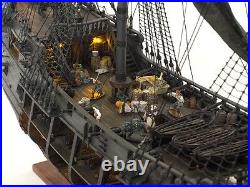 ZHL all-scenario version 1-3 poles of the black pearl ship model kits